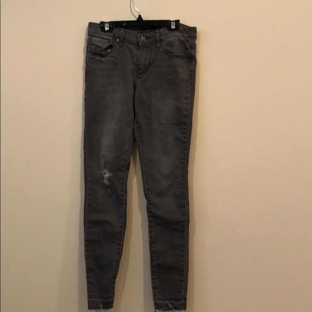 Women’s grey blue jeans, Harper brand, size 26.